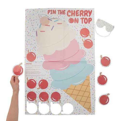 Pin the Cherry on the Ice Cream Game