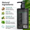 AUTHENTIC BATH & SOAP All Natural - Mint and Avocado Butter Body Wash - with Vitamin E & Hyaluronic Acid, Refreshing & Moisturizing Shower Gel for Men, Cruelty Free & Vegan, Sulfate Free 16.9 Fl Oz