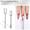 Allstarry 10pcs Nail Magnet Tool Set, Double-head Strong Suction Nail Magnet Stick Cat Eye Flower Design Nail Magnets Pen Plate Wand Board for 9D Strip Galaxy Magnetic Cat Eye Gel Nail Polish Nail Art