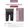 LannaPremium Thai Fisherman Pants for Men Women Yoga Pants 2 Tone - Martial Arts Pants Red Black…