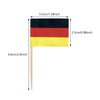 100 Pcs Germany Toothpick Flag German Small Mini Cupcake Topper Flags