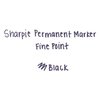 Sharpie 1884739 Fine Point Permanent Marker Black 36/Pack