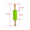 Zelerdo 6 Pack Mini Small Rolling Pin 9 Inch Kids Rolling Pin Wooden Handle for Home Kitchen