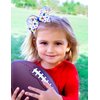 Divine Creations Girls' Collegiate Themed Game Day Logo Print Hair Bow by Wee Ones on a WeeStay Clip, Classic Grosgrain, Medium, Baylor