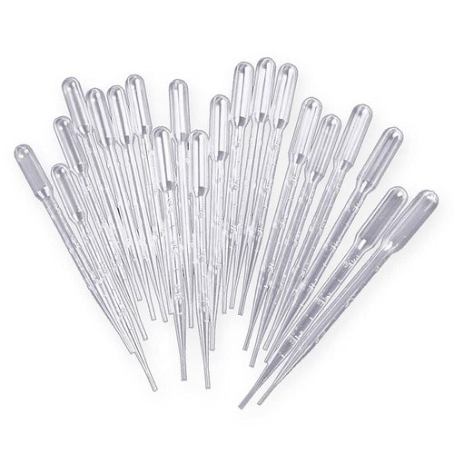 Plastic Transfer Pipettes 3ml, Graduated, Pack of 100
