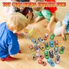 DERTE Pull Back Cars for Kids Mini Car Toys Bulk Metal Race Vehicles Party Favors Goodie Bag Stuffers Classroom Prizes for Boys Girls Toddlers (28)