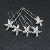 ANBALA 18 Pack Bride Crystal Rhinestone Starfish Hair Pins Headwear Headdress Decorated Jewelry for Beach Party, Wedding, Beach Hairpin Hair Accessories for Women Girls, Comes with a Gift Bag