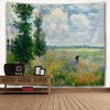 WIHVE Monet's Tapestries, Flower Women Field Argenteuil Tapestry Wall Hanging Art Home Decor for Bedroom Living Room Apartment Dorm 90 x 60 Inches