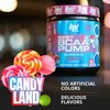 BPI Sports Best BCAA Pump - BCAA Powder Intra Workout Sports Drink with Branched Chain Amino Acids for Hydration & Recovery, for Men & Women - Candy Land - 25 Servings