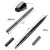 Retractable Lip Brush Concealer Makeup Dual End Travel Size Lipstick Brush With Cap