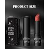 White Diamond Glitter Matte Lipstick, Gothic Shiny Lip Gloss, Sparkling High Pigment Longlasting Waterproof Smudgeproof Non-Stick Lipstick, Shimmer Lip Blam for Stage,Cosplay, Party Makeup-01