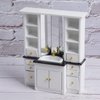 Okuyonic Dollhouse Furniture, Elegant Color Fine Workmanship Dollhouse Furniture Dollhouse Accessories Suitable for 1/12 Scale Dollhouse(White)