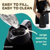 Thermal Carafe 68 Oz - Black Stainless Steel Coffee Carafe for Hot Liquids, Coffee Carafe Insulated, 12 Hours Hot & 24 Cold Insulated Beverage Dispenser - Coffee Urn, Hot Water Dispenser - Cresimo