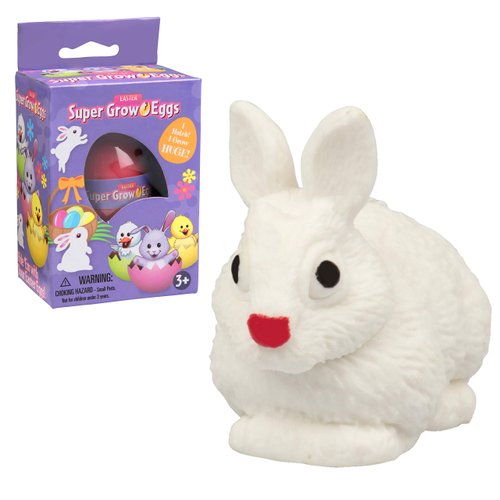Easter Eggs - Super Sized Grow Eggs (Single Unit) - Watch Them Hatch Like Magic One of Six Different Pets!