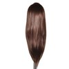 HairZtar 30" - 32 " Synthetic Fiber Mannequin Head Hairdresser Training Head Manikin Cosmetology Head (MIKE+C) (MEDIUM BROWN (MIKE+C))