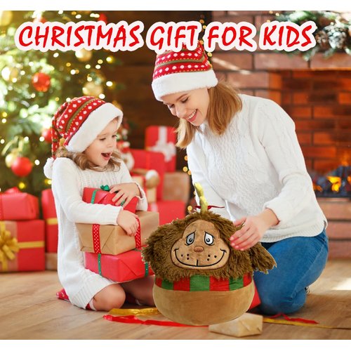 Rdogeia Valentines Green Monster Plush Toys, 2PCS Valentines Plush Toys,Valentines Pillow Green Monster Doll Plush Stuffed Animal,Valentines Day Gifts for Kids