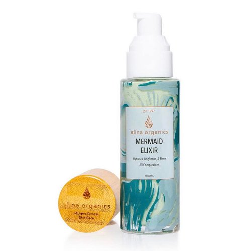 Mermaid Elixir, 2oz, anti aging, skincare, face cream, organic, collagen, wrinkle filling, holistic, hand made, hyaluronic acid, peptides