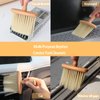 BEAYUNG 2PCS Barber Brush Neck Duster for Hair Cutting Barbershop Salon and Home Use Natural Wooden Handle