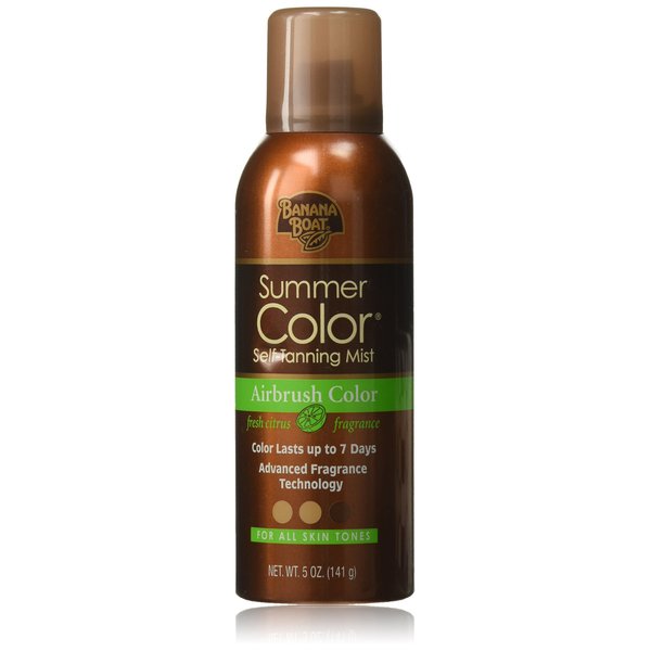 Banana Boat Summer Color, Self Tanning Mist, Airbrush, 5 Oz