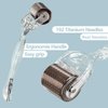 GXBRSY Derma Roller 0.30mm Titanium 192 Micro Needles Face Beard Dermal Roller (Crystal)