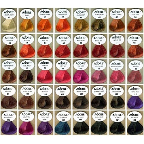 Via Natural Semi-Permanent Hair Color, 4oz - Burgundy #84