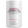 Codeage Women’s Daily Multivitamin, 25+ Vitamins & Minerals, Fermented, Organic Whole Foods, Probiotics Supplement - Vitamin A, Vitamin B, Vitamins C, D, E & K, Omega 3, Zinc – Vegan - 120 Capsules
