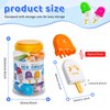 Alphabet Learning Ice Cream Matching Toys Montessori Preschool Learning Letter Sorting Stacking Toys for Toddlers,ABC Counting Toys Upper & Lowercase Alphabet Matching Game Gift for 3 Year Old Kids