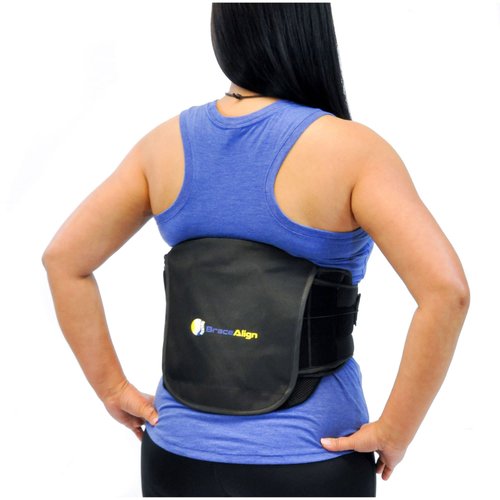 Brace Align Adjustable Lumbar Lower Back Support Brace - LSO - Herniated or Bulging Disc, Sciatica, Scoliosis, DDD, Immediate Back Pain Relief PDAC Code L0642