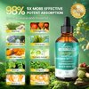 10-in-1 Soursop Bitters Liquid Drops 3000mg, Soursop Drops with Ashwagandha, Black Seed Oil, Moringa, See Moss for Natural Antioxidant, Cell Support & Regeneration, Immune Boost, Rich In Vitamin D& C