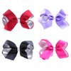 4PCS Hair Bows for Girls Grosgrain Ribbon Hair Bows with Alligator Clips Hair Accessories for Women Girls Braiding Hairclip-01