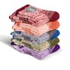 FEIDEER 5 Pairs Women's Hiking Walking Outdoor Recreation Socks Wicking Cushion Crew Socks (5WS20405-M)