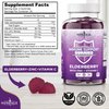 NEW AGE Immune System Support Gummies - Sambucus Black Elderberry Gummies with Vitamin C and Zinc (Immune Support 120 Gummies)