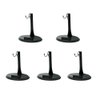 NANSHINE 5 Pcs Action Figure Stand 1/6 Scale Model Stand 12 inch, Black Holder Support Base Bracket for Model, Action Figure Base Display Stand U Type Simple Packaging- Detachable Adjustable Height
