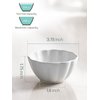 DOWAN Ramekins 4 oz, Creme Brulee Ramekins, Flower-Shaped Porcelain Ramekins Oven Safe for Baking Souffle, Custard Cups, Small Dipping Bowls, Sauces Bowls, Charcuterie Bowls, Set of 6, White