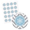 Big Dot of Happiness Winter Wonderland - Snowflake Holiday Party and Winter Wedding to and from Gift Tags (Set of 20)