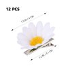 Beaupretty 12PCS Daisy Hair Clips Flower Hair Clips Daisy Headpieces Hair Barrettes Daisy Hair Accessories Wedding Hair Accessories for Ladies