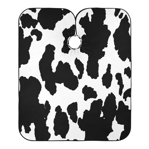 Cute Cow Print Hair Cutting Capes for Adults Salon Barber Cape with Adjustable Closure Hairdresser Cape for Men Women Haircut