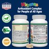 Nzymes® Antioxidant Complex for People. Powerful Antioxidant Supplement, Vitamin C, Vitamin E, Vitamin A, Selenium, Live Sprouted Enzymes. 180 Count - Made in The USA