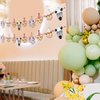2 Pcs Animal Banner Jungle Safari Animal Banner Jungle Baby Shower Banner Woodland Animal Theme Decorations Boys Girls Birthday Party Supplies