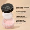 Erinde Blurring Setting Powder, Loose Face Powder with Finishing Powder Puff, Matte Finish, Lightweight, Long-Lasting, Soft Focus Natural Face Makeup for Uneven Skin Tone, Nude