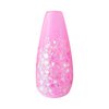 KISS Jelly Fantasy On-Trend Translucent Sculpted Nails, Long, Coffin, “Jelly Baby”, Durable, Easy To Apply, Includes Pink Gel Nail Glue, Mini Nail File, Manicure Stick & 28 Fake Nails