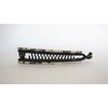 Generic Slim black creme and beige marbled banana hair claw clip for fine hair