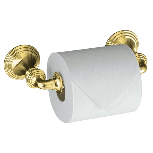 KOHLER 10554-Pb Devonshire Toilet Paper Holder, Vibrant Polished Brass