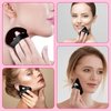 Pimoys 6 Pieces Powder Puff Face Soft Triangle Makeup Puff for Loose Powder Mineral Powder Body Powder Velour Cosmetic Foundation Blender Sponge Beauty Makeup Tools(Black)