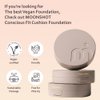MOONSHOT KOREA Conscious Fit Cushion Foundation Flawless Coverage,Glass skin,Long-Lasting, Lightweight, Buildable Coverage,k-beauty (17N Cosmic Latte, [refill] Conscious Fit Cushion)