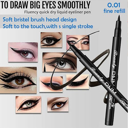 Magik 12 Colors Liquid Eyeliner Pen Set Matte Waterproof Smudge-Proof Smooth Vivid