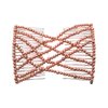 LOVEF Retro Double Beaded Hair Magic Comb Clip Beads Elasticity Hairpin Stretchy Hair Combs Pins for Women Hair Accessories hair brush-4 Pcs (No 2)