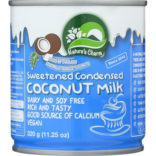 Nature's Charm Sweetned Condensed Coconut Milk, 11.25 Oz. (Pack of 2)