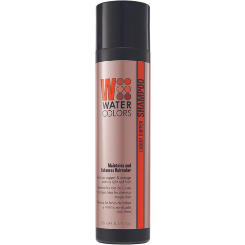 Watercolors Semi Permanent Color Depositing Shampoo. Sulfate & Paraben Free to Maintain & Enhance Hair Color 8.5 oz - LIQUID COPPER