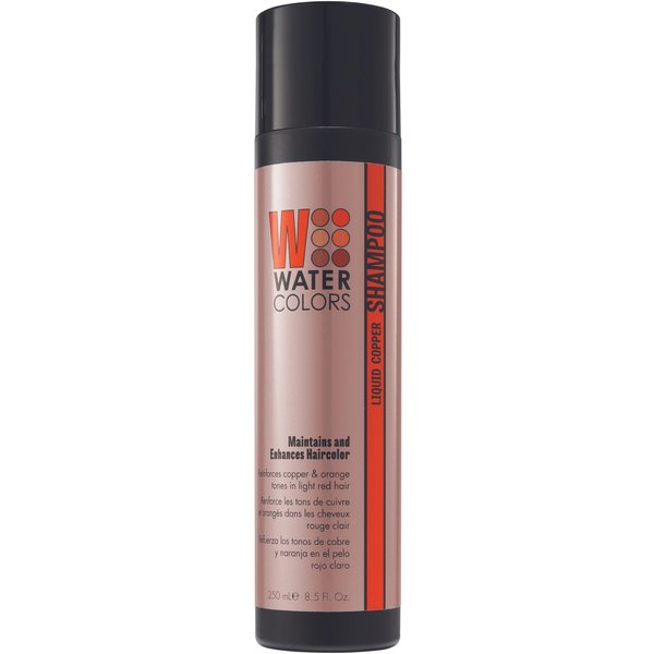Watercolors Semi Permanent Color Depositing Shampoo. Sulfate & Paraben Free to Maintain & Enhance Hair Color 8.5 oz - LIQUID COPPER